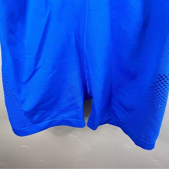 Offline by Aerie Womens Royal Blue Seamless Mesh Romper Size Large Workout - Picture 4 of 5